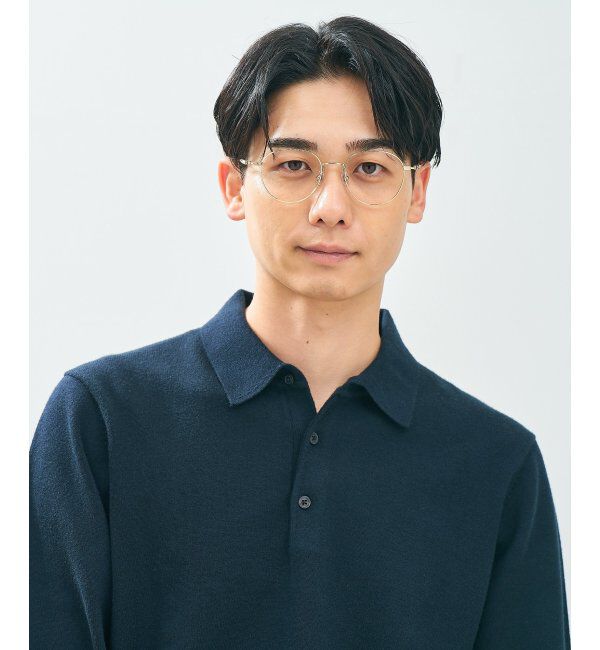  「Zoff｜TRAD メガネ | メタルフレーム 伊達メガネ 度付き 読書 ビジネス   レンズ交換券付」|メガネ|