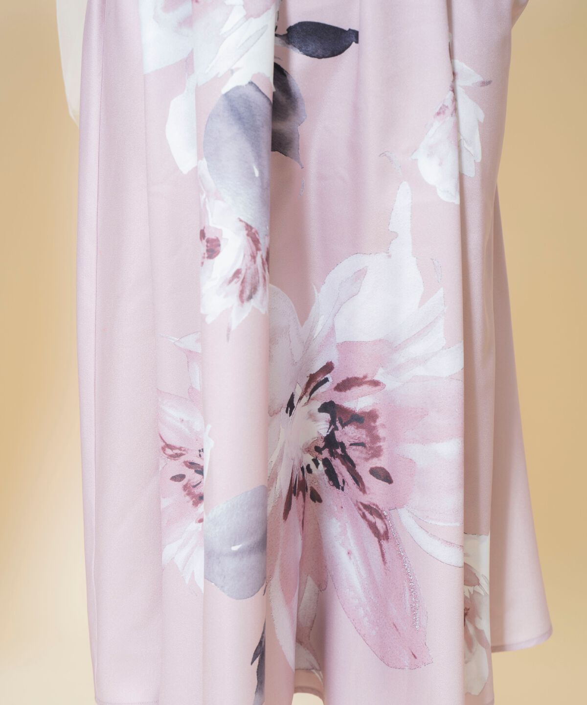 WILLSELECTION「ビッグフラワーチュールレイヤードスカート」|フレア|