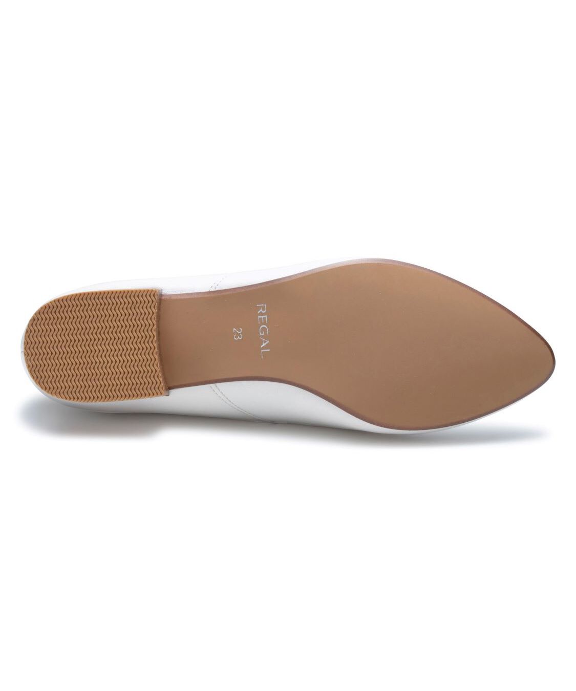 REGAL SHOES「REGAL 甲深フラットシューズ【ヒール20mm】　商品コード：F38RAF」|パンプス|