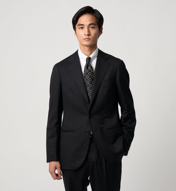 UNITED ARROWS「タスマニア ウール ギャバジン シングル3ボタン スーツ S‐MODEL ‐ストレッチ・撥水‐」|その他|