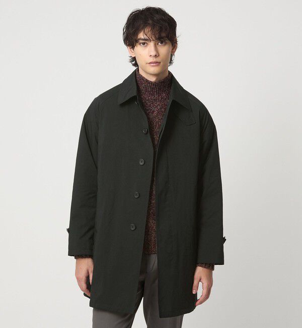 UNITED ARROWS「ピーチツイル バルマカーンコート 撥水」|ステンカラーコート|