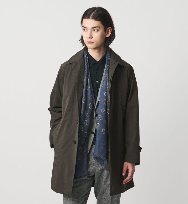 UNITED ARROWS「ピーチツイル バルマカーンコート 撥水」|ステンカラーコート|