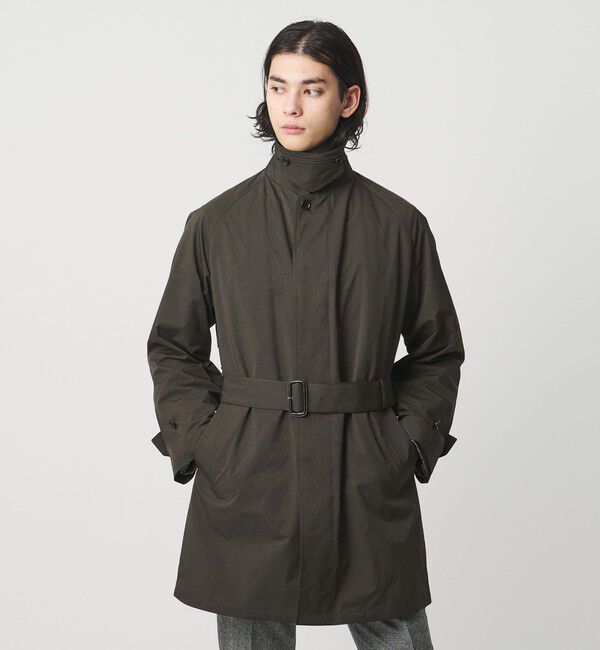UNITED ARROWS「ピーチツイル バルマカーンコート 撥水」|ステンカラーコート|