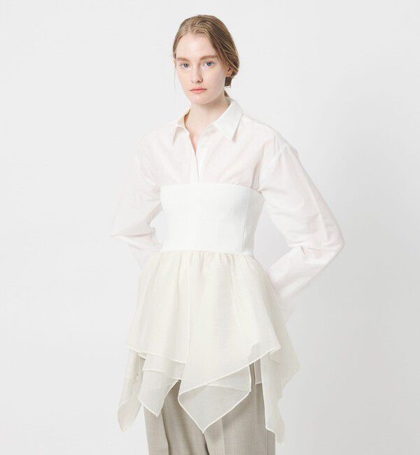 AEWEN MATOPH「＜AEWEN MATOPH＞ラッフルミニスカート ベアトップ ‐ 2WAY ウォッシャブル ‐」|スカート|