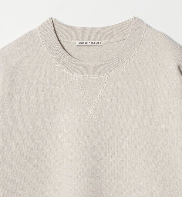 UNITED ARROWS「ウール カシミヤ クルーネック スウェットニット」|ニット・セーター|
