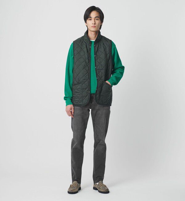 UNITED ARROWS「カイハラデニム ブラック スリムテーパード」|デニム|