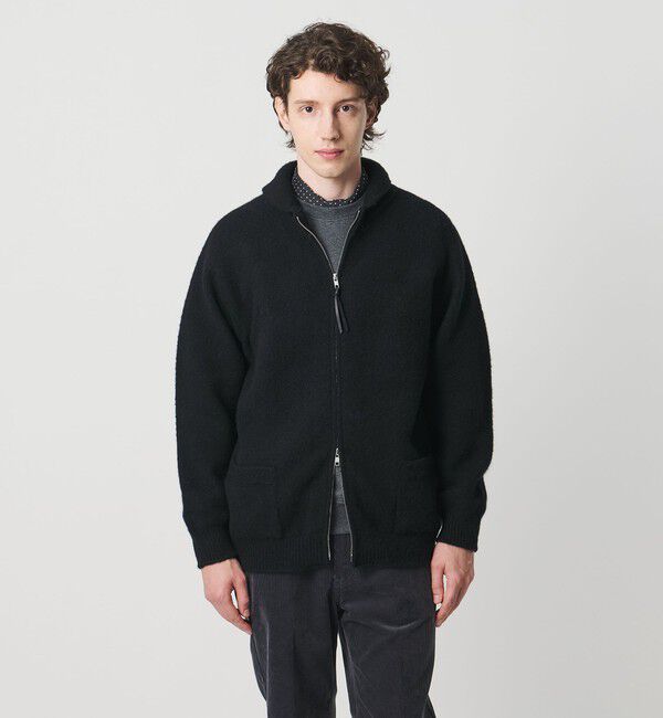 UNITED ARROWS「トッド＆ダンカン ブラッシュド カウチンニット」|カーディガン|