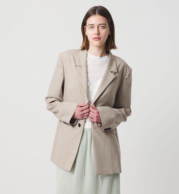 AEWEN MATOPH「＜AEWEN MATOPH＞パワーショルダー 2B ジャケット」|テーラードジャケット|