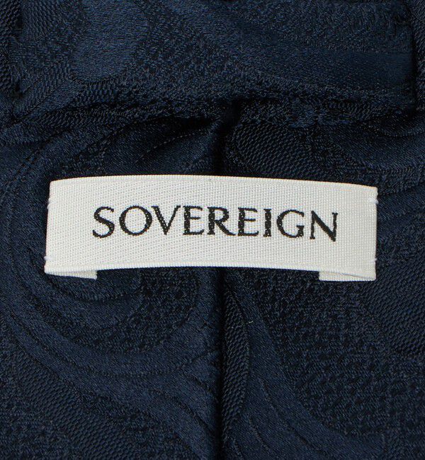 UNITED ARROWS「＜SOVEREIGN＞ネイビー ヴィンテージ ジャガード ネクタイ」|ネクタイ・蝶ネクタイ|
