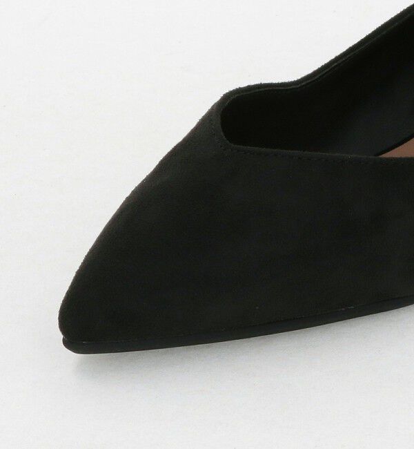 UNITED ARROWS green label relaxing「Vカット ストラップ フラットシューズ 撥水」|パンプス|