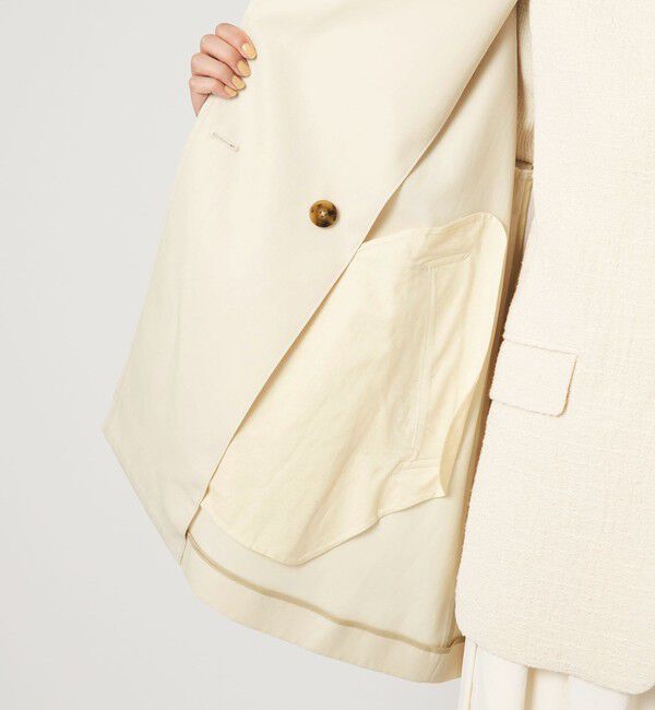 UNITED ARROWS green label relaxing「［size SHORTあり］ミドル トレンチ コート 撥水」|トレンチコート|