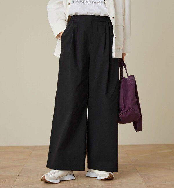 UNITED ARROWS green label relaxing「［size SHORT/TALLあり］オルマイ LI/MIX ワイド パンツ」|その他|