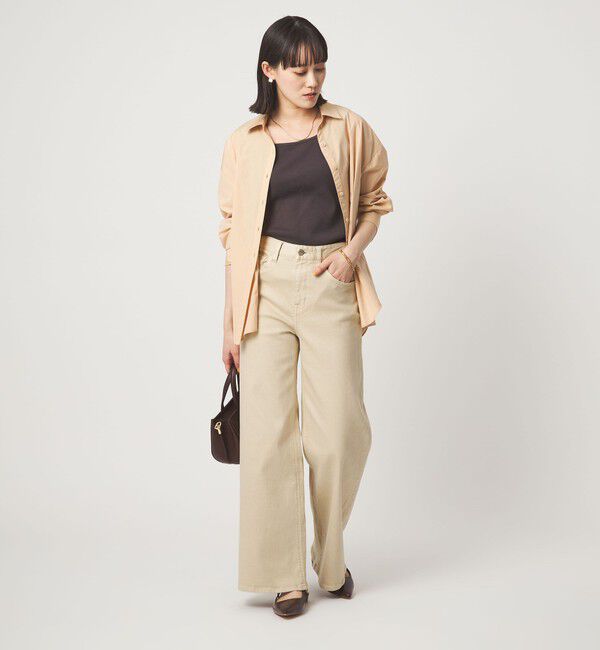 UNITED ARROWS green label relaxing「【別注】＜Healthy DENIM＞ワイド フレア デニム パンツ」|デニム|