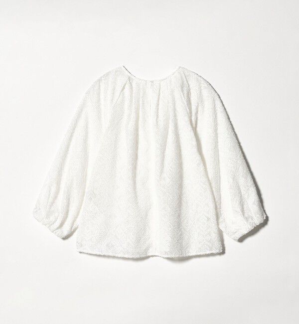 UNITED ARROWS green label relaxing「カットジャガード ブラウス」|シャツ・ブラウス|