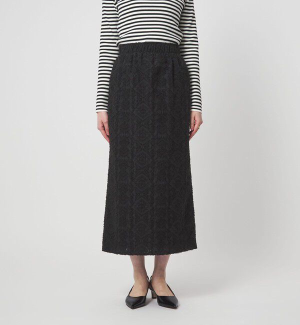 UNITED ARROWS green label relaxing「カットジャガード タイト スカート」|タイト|