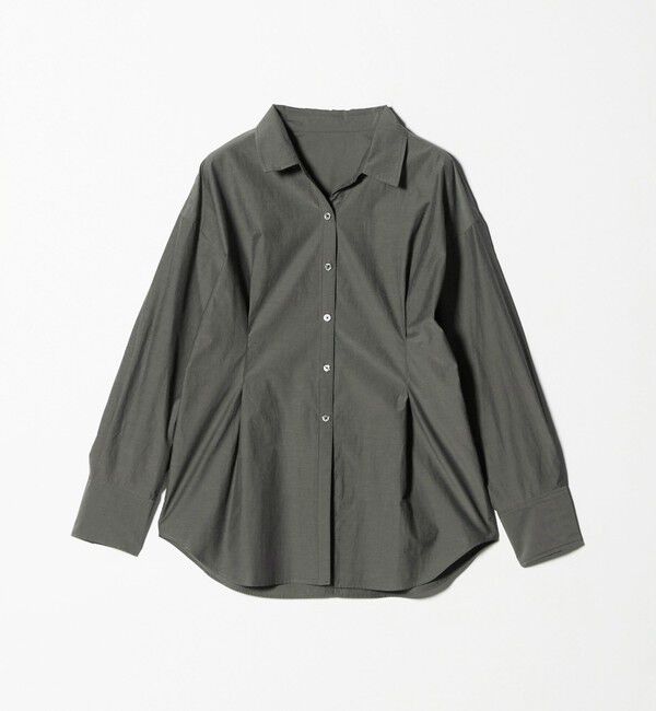 UNITED ARROWS green label relaxing「FAbRICA ウエスト タック シャツ」|シャツ・ブラウス|DK.GRAY