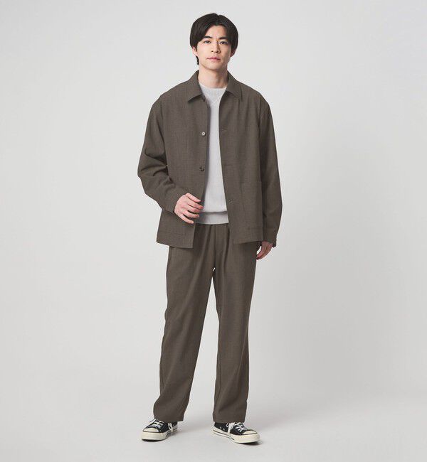 UNITED ARROWS green label relaxing「テック カルゼ カバーオール ジャケット -ストレッチ-」|ブルゾン・スタジャン|