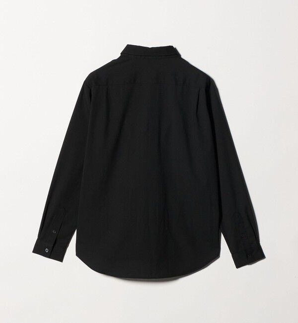 UNITED ARROWS green label relaxing「【WEB限定】JUST fit ウールライク シャツ -ストレッチ-」|シャツ・ブラウス|