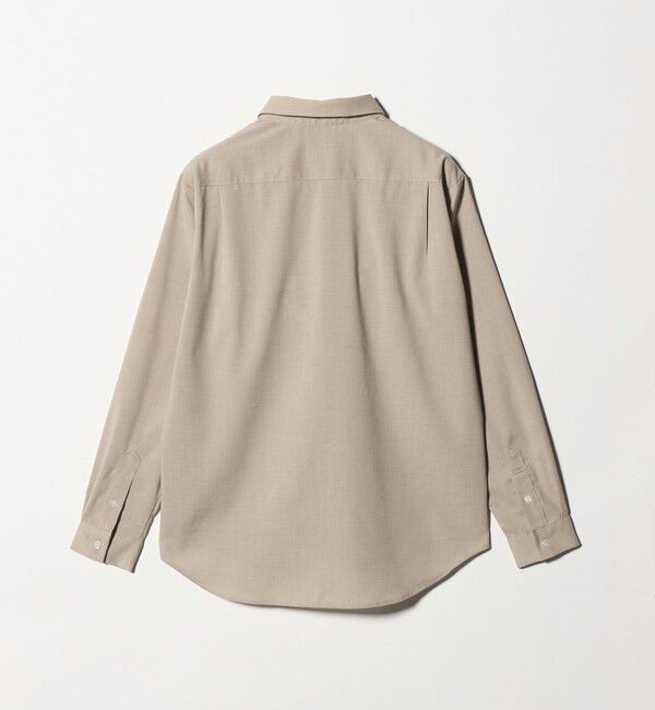 UNITED ARROWS green label relaxing「【WEB限定】JUST fit ウールライク シャツ -ストレッチ-」|シャツ・ブラウス|