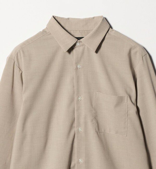 UNITED ARROWS green label relaxing「【WEB限定】JUST fit ウールライク シャツ -ストレッチ-」|シャツ・ブラウス|