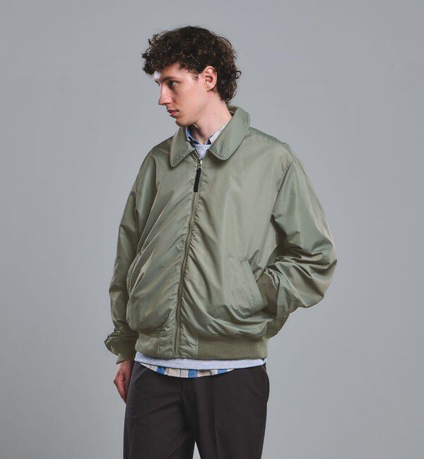 UNITED ARROWS green label relaxing「【別注】＜ALPHA INDUSTRIES＞リバーシブル CWU フライトジャケット ブルゾン」|その他|BLACK