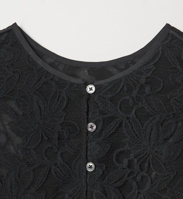 EMMEL REFINES「＜EMMEL REFINES＞EM シシュウレース 2WAY ブラウス」|シャツ・ブラウス|