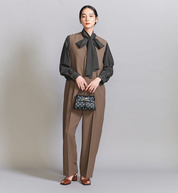 BEAUTY&YOUTH UNITED ARROWS「【WEB限定 Wardrobe DAILY MINIMAL】リボンタイブラウス -2WAY/ウォッシャブル-」|シャツ・ブラウス|