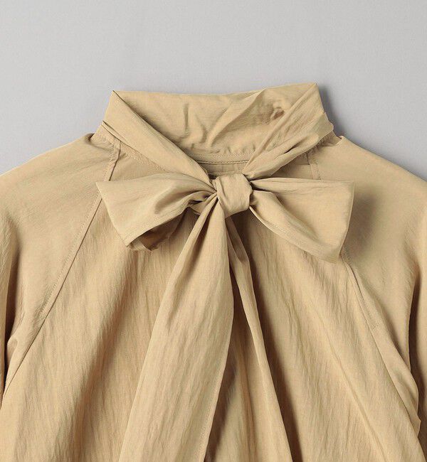 BEAUTY&YOUTH UNITED ARROWS「【WEB限定 Wardrobe DAILY MINIMAL】リボンタイブラウス -2WAY/ウォッシャブル-」|シャツ・ブラウス|
