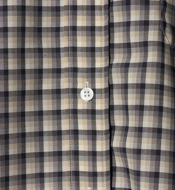 BEAUTY&YOUTH UNITED ARROWS「ポリエステルウール ローンチェックシャツ」|シャツ・ブラウス|