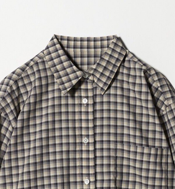 BEAUTY&YOUTH UNITED ARROWS「ポリエステルウール ローンチェックシャツ」|シャツ・ブラウス|