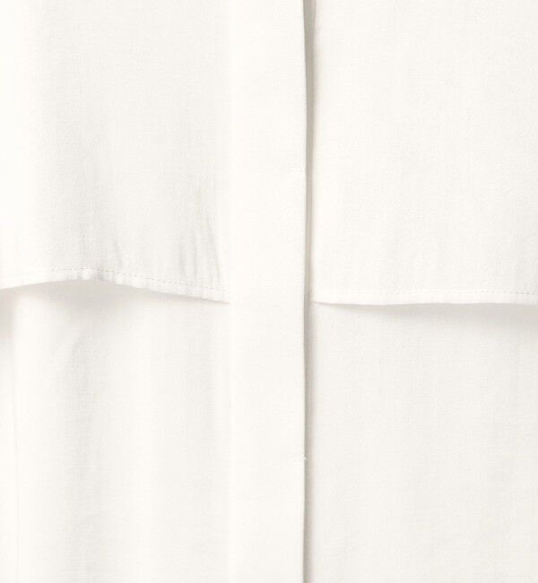 BEAUTY&YOUTH UNITED ARROWS「【WEB限定 Wardrobe DAILY MINIMAL】フリルレイヤーブラウス ウォッシャブル」|シャツ・ブラウス|