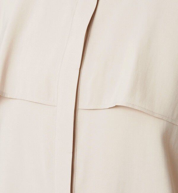 BEAUTY&YOUTH UNITED ARROWS「【WEB限定 Wardrobe DAILY MINIMAL】フリルレイヤーブラウス ウォッシャブル」|シャツ・ブラウス|