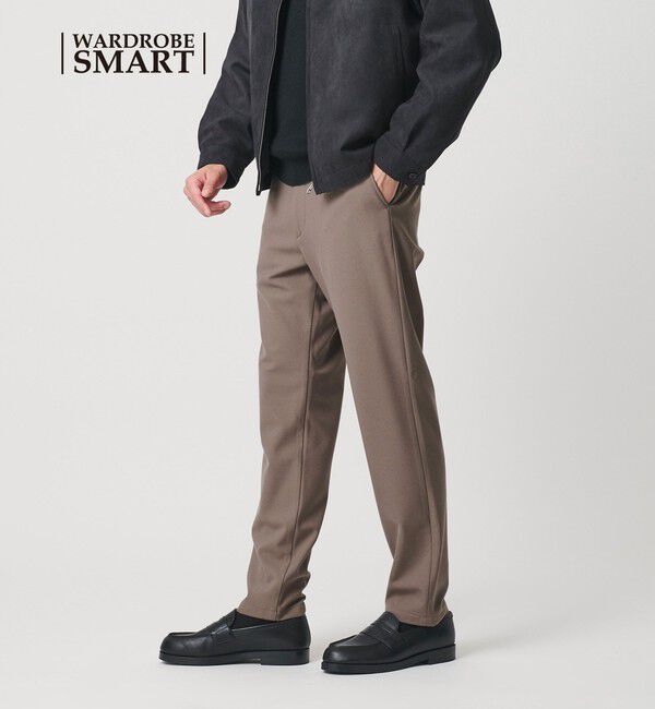 BEAUTY&YOUTH UNITED ARROWS「【WEB限定 WARDROBE SMART】ポリエステル レーヨン アクリル サキソニー スキニー イージーパンツ」|チノ|