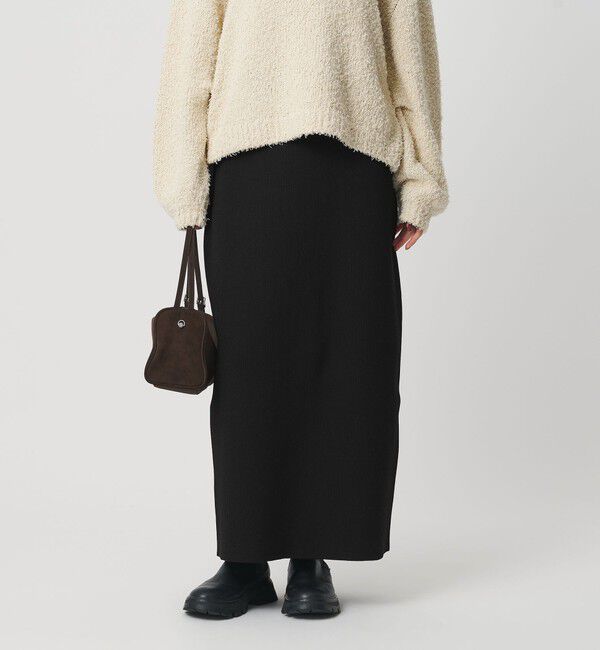 BEAUTY&YOUTH UNITED ARROWS「【WEB限定 Wardrobe DAILY MINIMAL】ポリエステルコットン リブニットタイトスカート ウォッシャブル」|タイト|