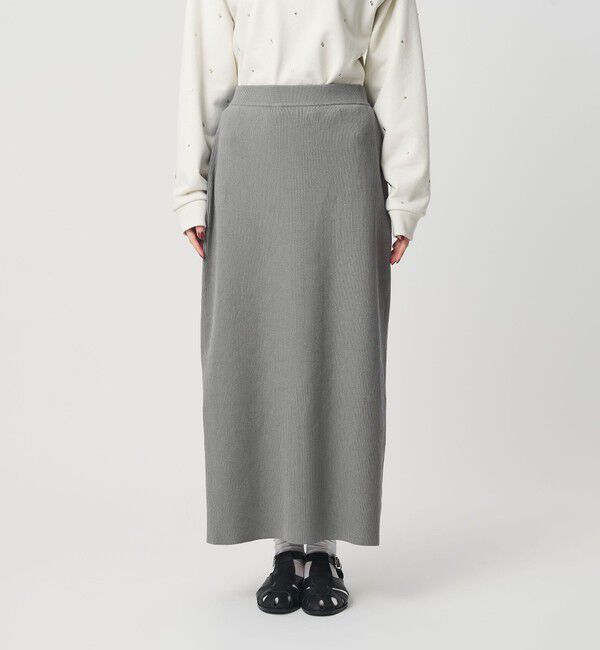 BEAUTY&YOUTH UNITED ARROWS「【WEB限定 Wardrobe DAILY MINIMAL】ポリエステルコットン リブニットタイトスカート ウォッシャブル」|タイト|