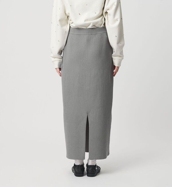 BEAUTY&YOUTH UNITED ARROWS「【WEB限定 Wardrobe DAILY MINIMAL】ポリエステルコットン リブニットタイトスカート ウォッシャブル」|タイト|
