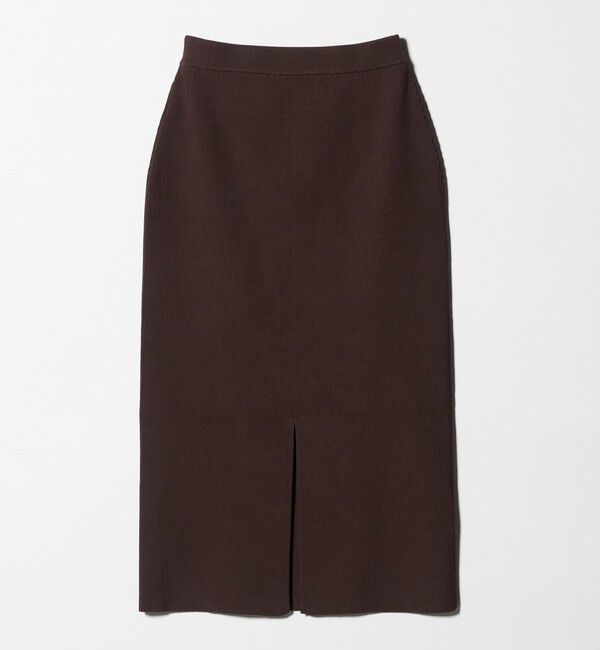 BEAUTY&YOUTH UNITED ARROWS「【WEB限定 Wardrobe DAILY MINIMAL】ポリエステルコットン リブニットタイトスカート ウォッシャブル」|タイト|