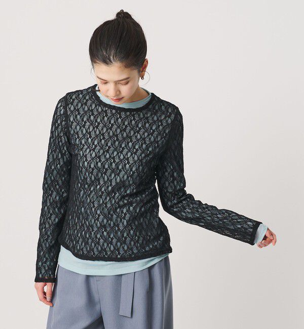 BEAUTY&YOUTH UNITED ARROWS「フラワーレース プルオーバー」|Tシャツ・カットソー|