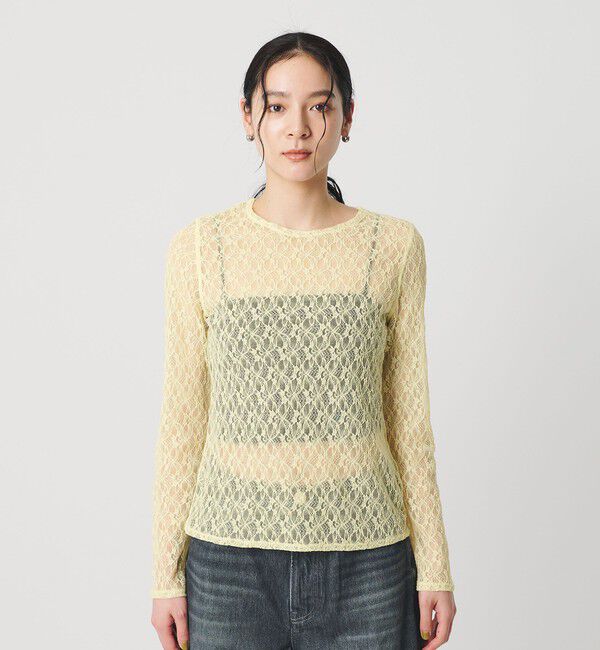 BEAUTY&YOUTH UNITED ARROWS「フラワーレース プルオーバー」|Tシャツ・カットソー|