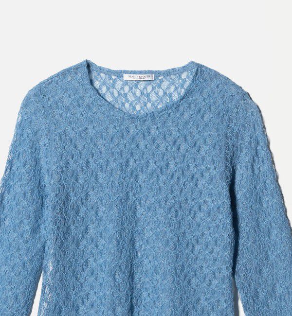 BEAUTY&YOUTH UNITED ARROWS「フラワーレース プルオーバー」|Tシャツ・カットソー|