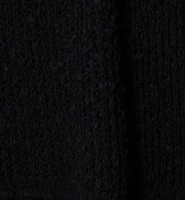 ATTISESSION「＜ATTISESSION＞メッシュ Uネック ニット トップス」|ニット・セーター|