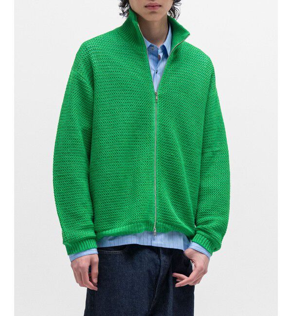 MONKEY TIME「リネン ドライバーズ ニット」|カーディガン|KELLY