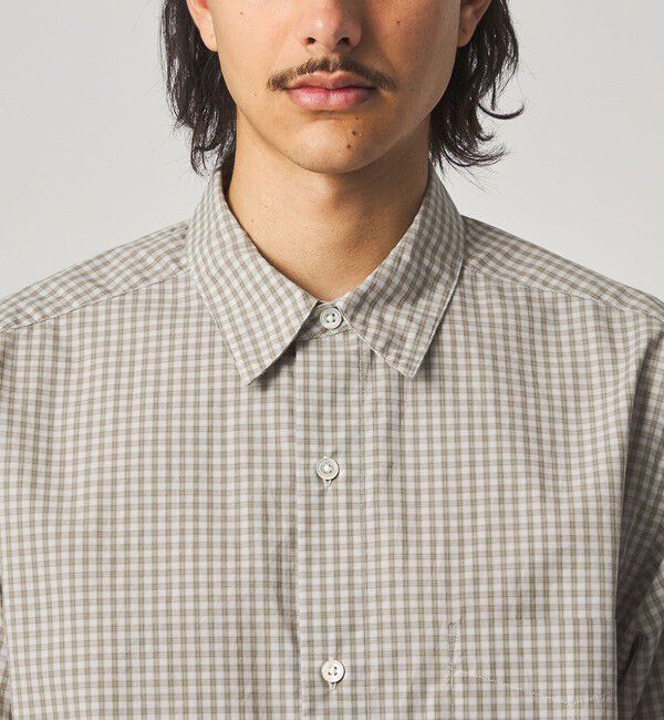 STEVEN ALAN「＜Steven Alan＞ 60 コンパクトヤーン チェック レギュラーカラー シャツ NARROW」|シャツ・ブラウス|