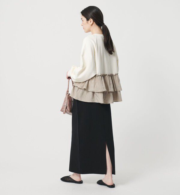 BEAUTY&YOUTH UNITED ARROWS「【WEB限定 Wardrobe DAILY MINIMAL】ミラノリブ ニットスカート ウォッシャブル」|スカート|