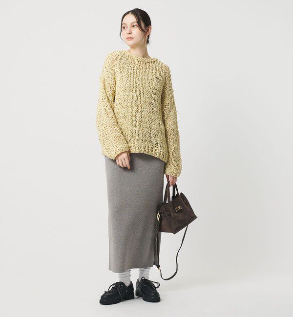 BEAUTY&YOUTH UNITED ARROWS「【WEB限定 Wardrobe DAILY MINIMAL】ミラノリブ ニットスカート ウォッシャブル」|スカート|