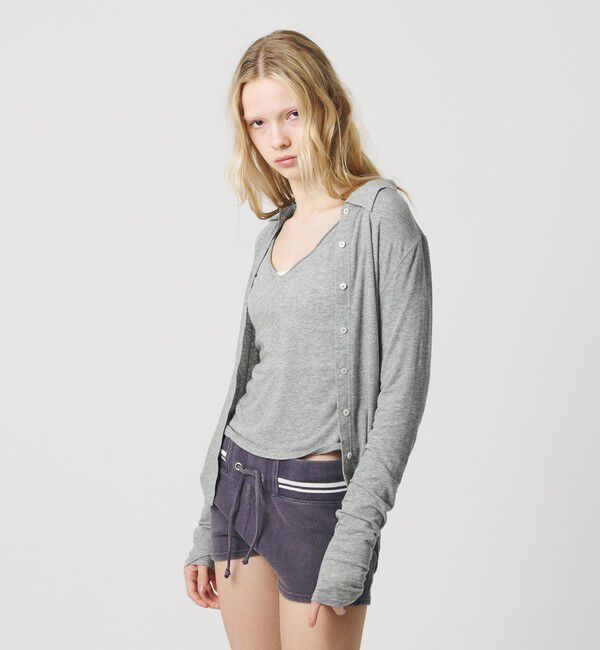 ATTISESSION「＜ATTISESSION＞ジャージー シャツ 」|カーディガン|