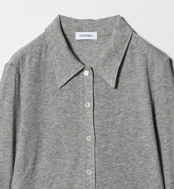 ATTISESSION「＜ATTISESSION＞ジャージー シャツ 」|カーディガン|
