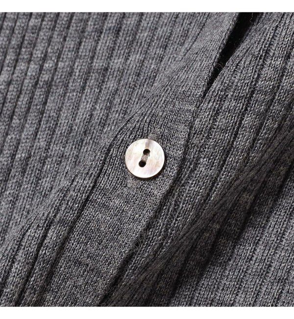 Ray BEAMS 「リブ ポロ カーディガン」|ニット・セーター|