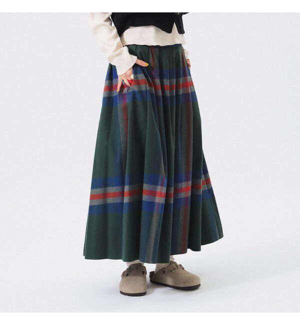 BEAMSBOY「ビッグ タータン スカート」|スカート|