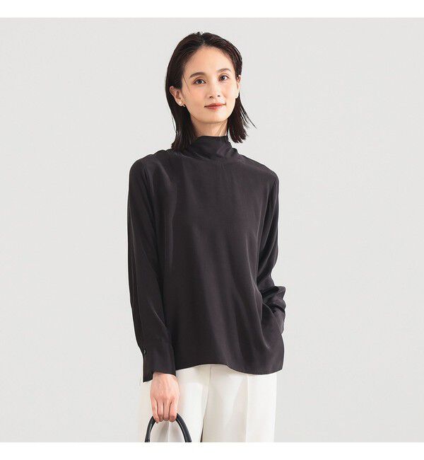 Demi-Luxe BEAMS 「ロングボウタイ ブラウス」|シャツ・ブラウス|